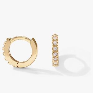 Tiny Cartilage Helix Huggie Hoop Earrings